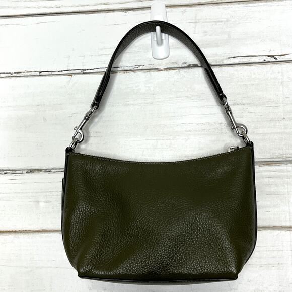 Coach Dempsey Shoulder Bag Patch Logo Olive Green - Picture 2 of 13